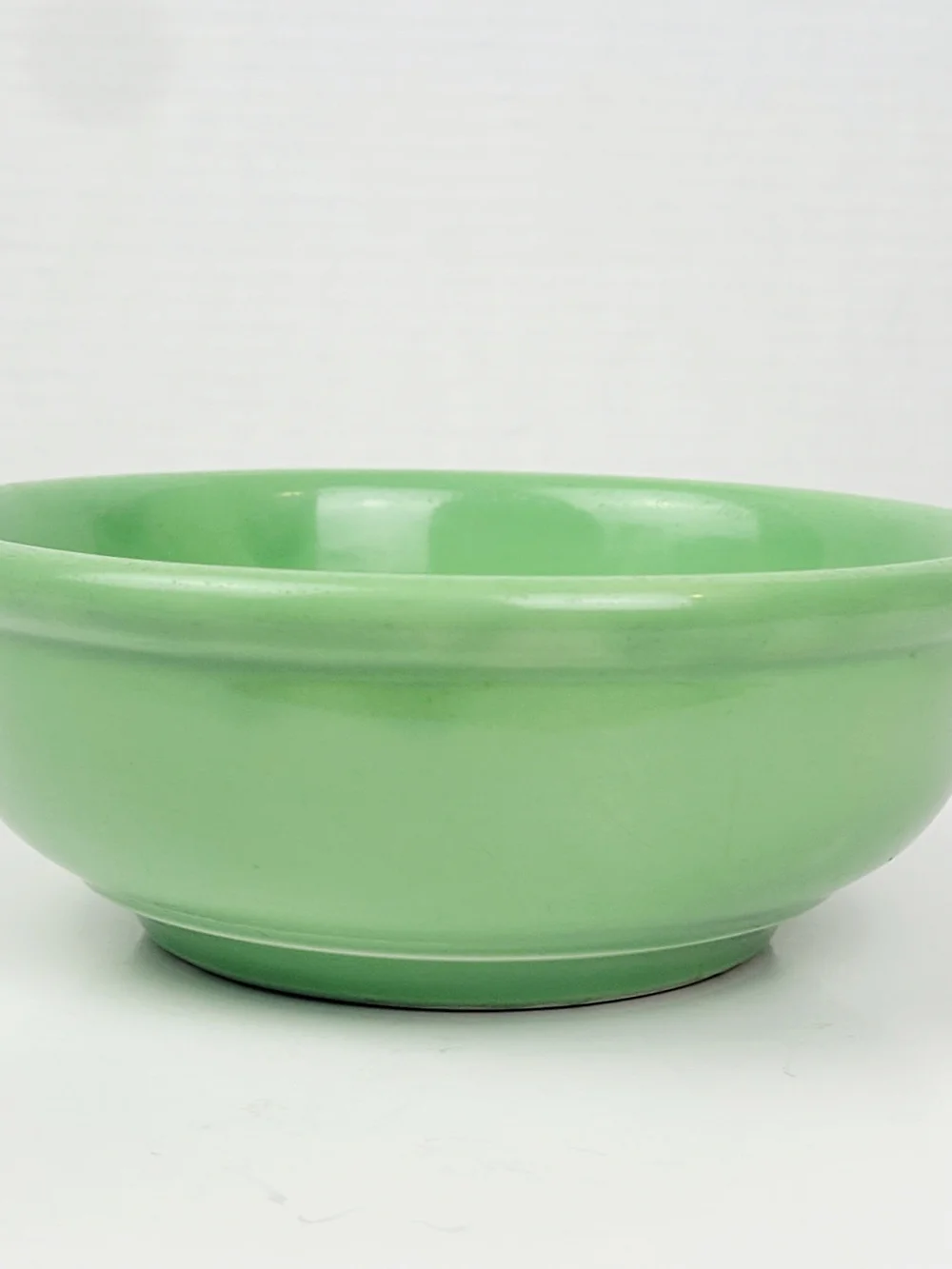 Vtg 40s 50s~FIRE KING Jadeite Cereal/Soup Bowl~Beaded Edge~Restaurant Ware~5.75
